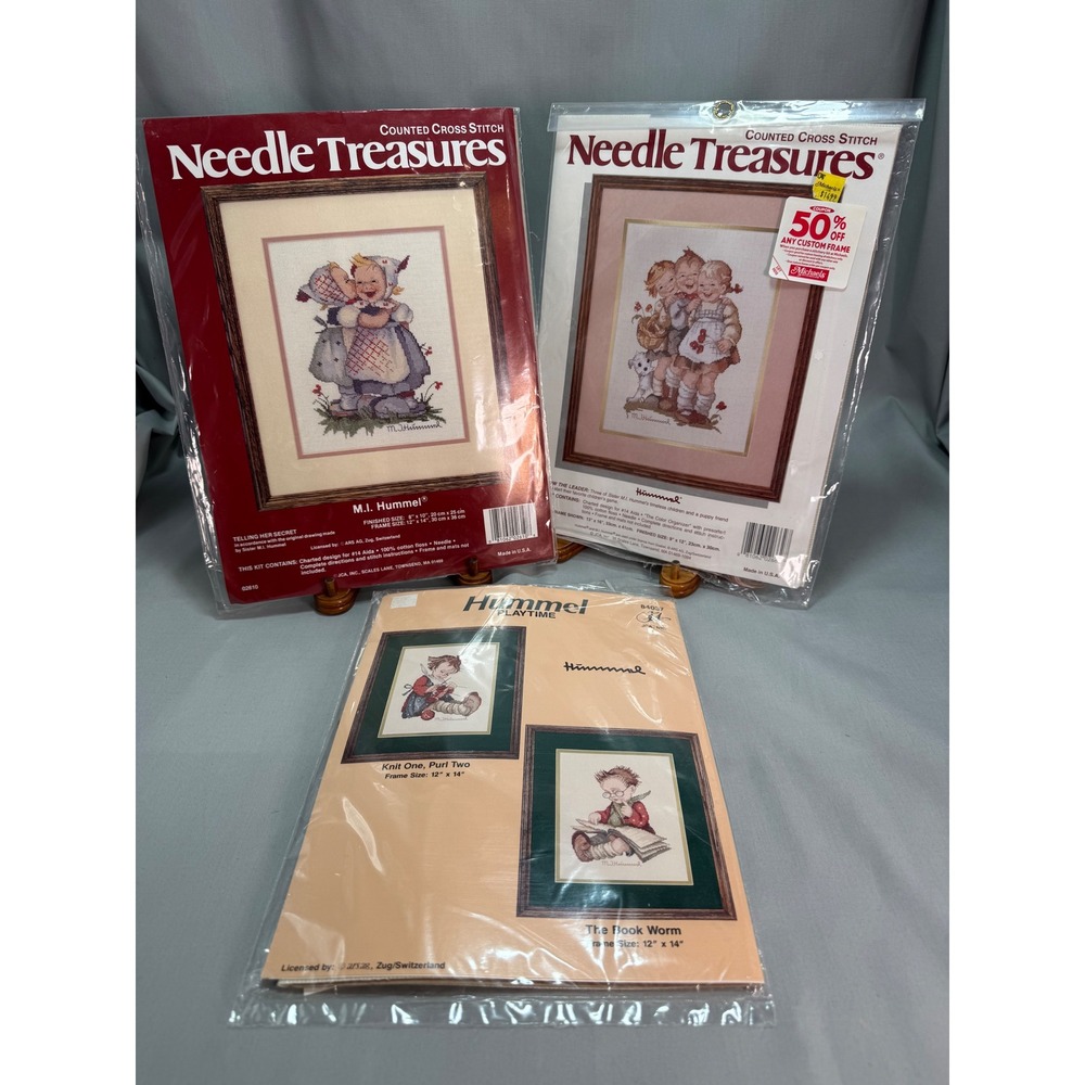 Needle Treasures Counted Cross Stitch Kits MI Hummel Vintage NOS 84037 2662 2610